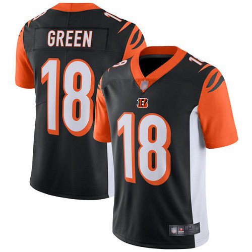 Cincinnati Bengals Limited Black Men A J  Green Home Jersey NFL Footballl #18 Vapor Untouchable->cincinnati bengals->NFL Jersey